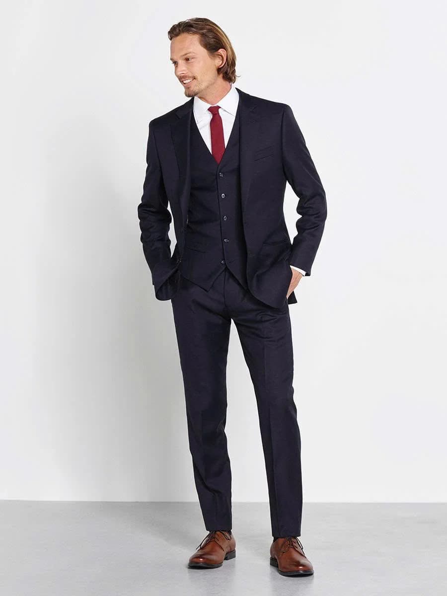 Suit Xanh Than Gilê Cổ Điển